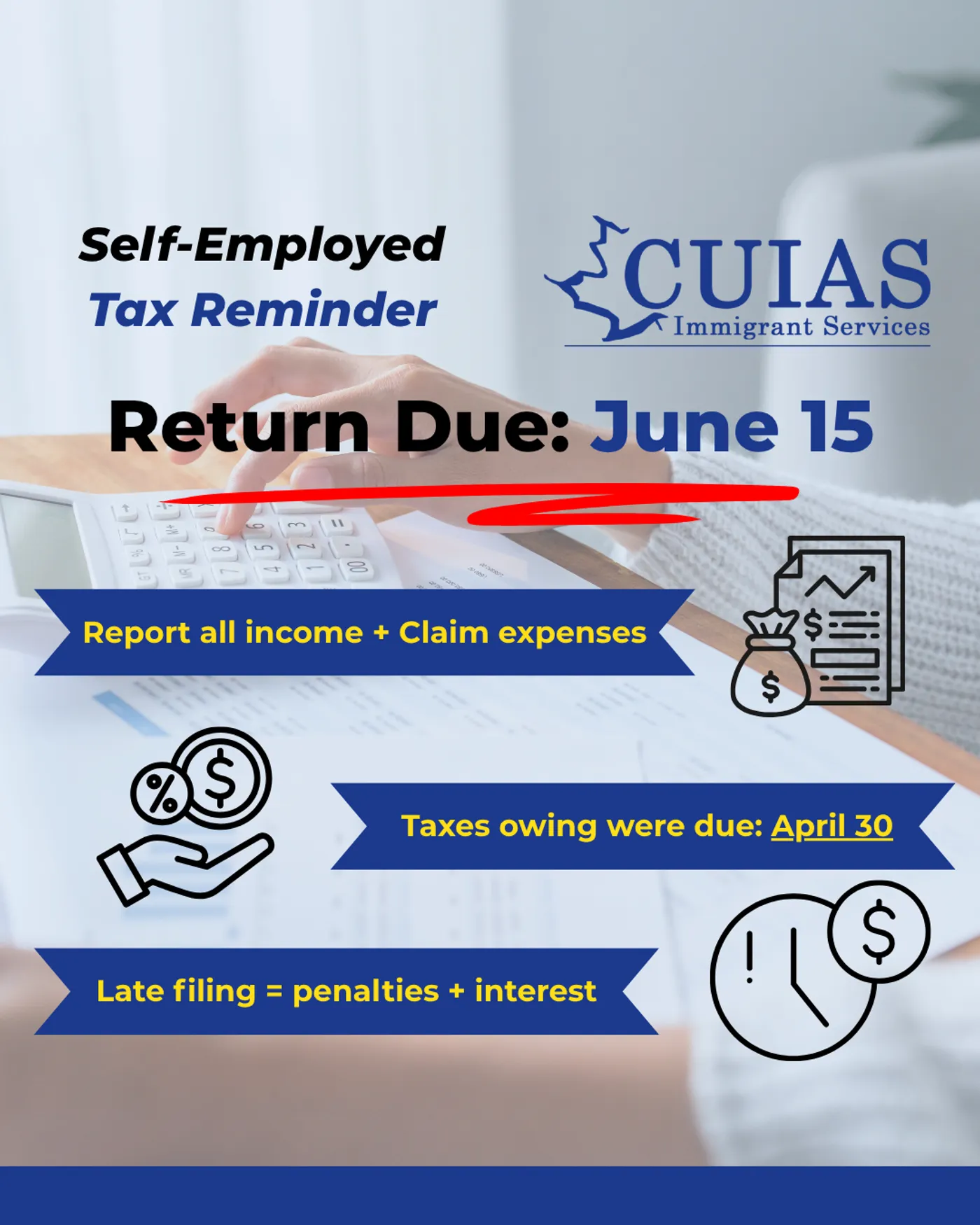 Tax Deadline poster